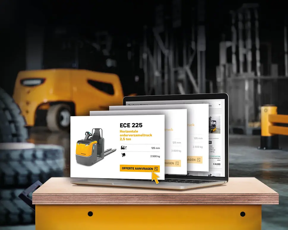 Tweedehands horizontale orderpicktruck kopen