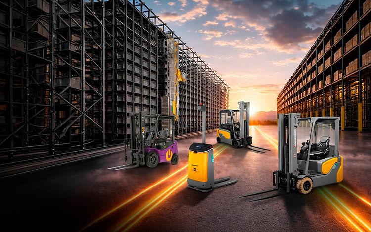 Jungheinrich trucks på bane