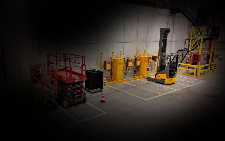 Lithium-ion technology at CEVA Logistics in Grobbendonk, Belgium