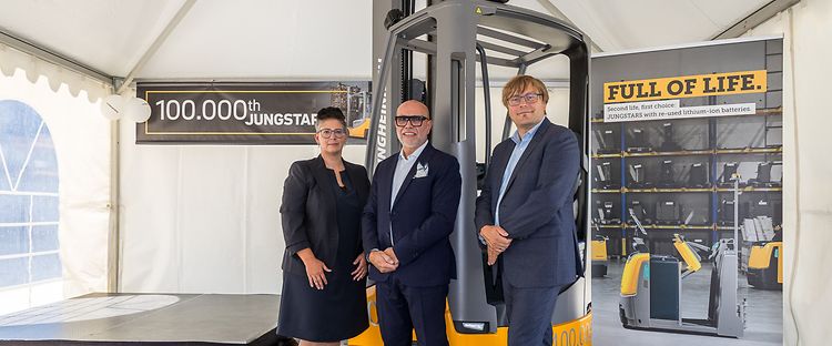 Jungheinrich 100.000ste gereviseerde heftruck