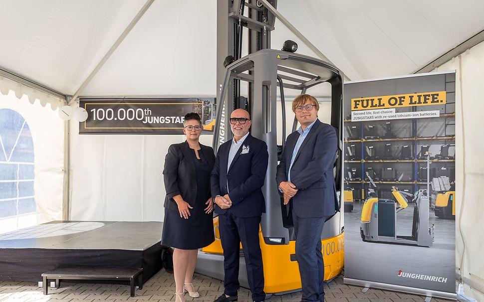 Jungheinrich 100.000ste gereviseerde heftruck