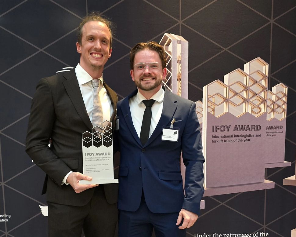 The winners of the IFOY 2026, Matthias Schneebauer (left) and Immanuel Mark (right).