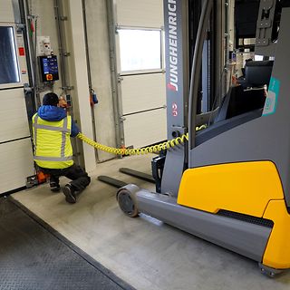 Reachtruck laden bij Quooker