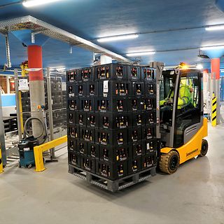 Elektrische heftruck Texelse Bierbrouwerij