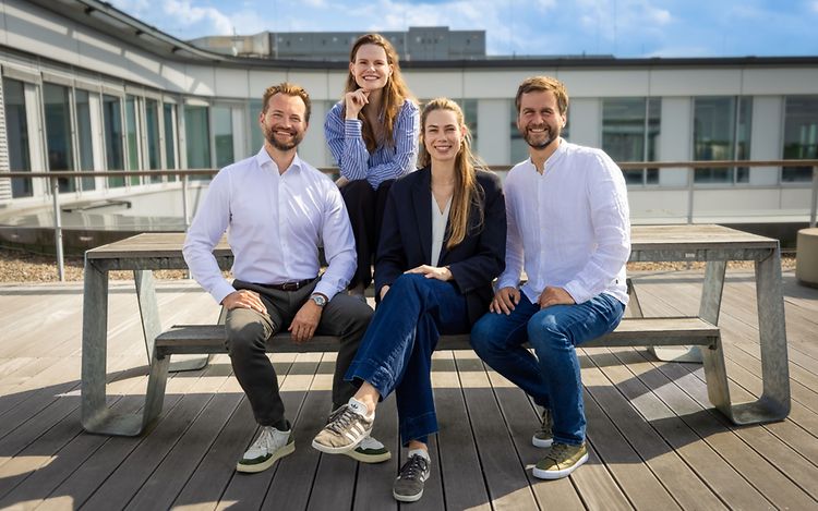 Kerk Wichmann, Christina Hammes, Maike Steding und Christian Noske.