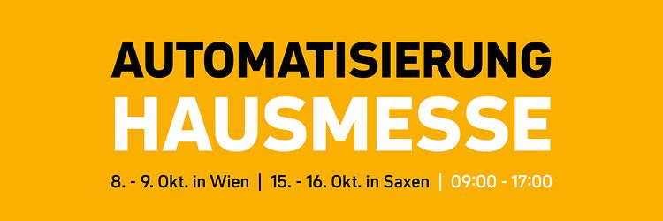 Automatisierung Hausmesse Banner