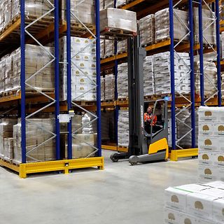 Reachtruck bij Allround Cargo Handling