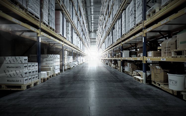 Jungheinrich Magazijnrekken Palletstelling Brede gangen