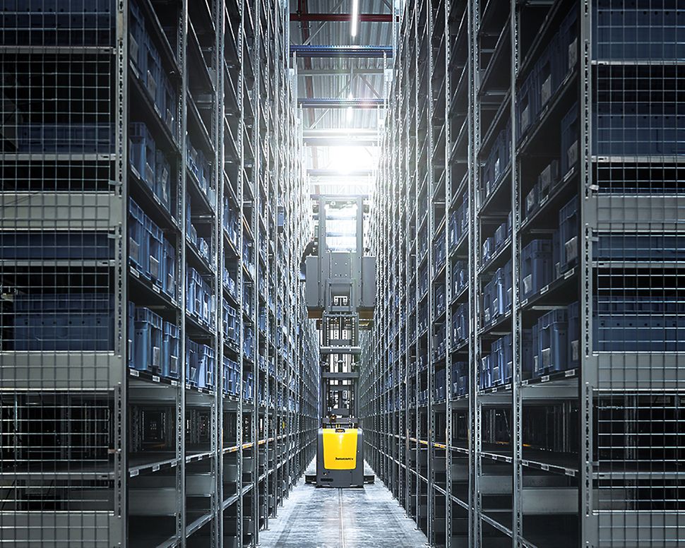 Verticale orderverzameltruck