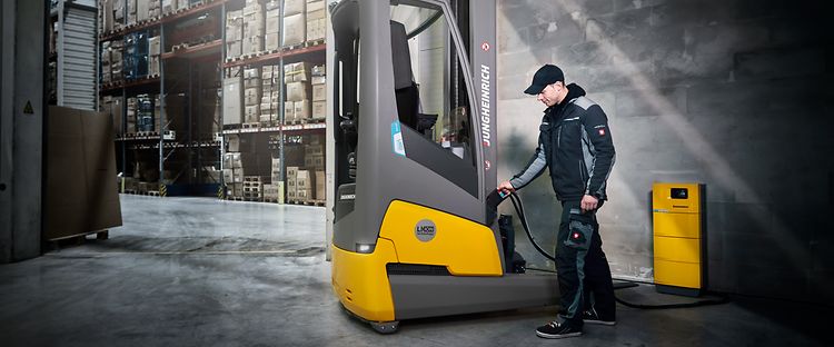 Batteries et chargeurs de Jungheinrich