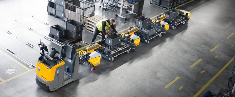 Remorques pour tracteurs électriques Jungheinrich