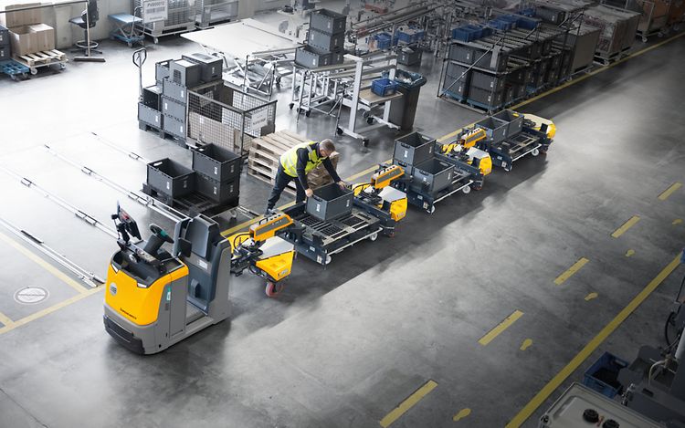 Remorques pour tracteurs électriques Jungheinrich