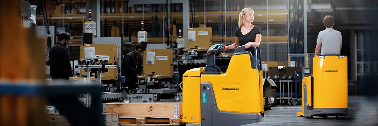 Transpalettes électriques avec plate-forme