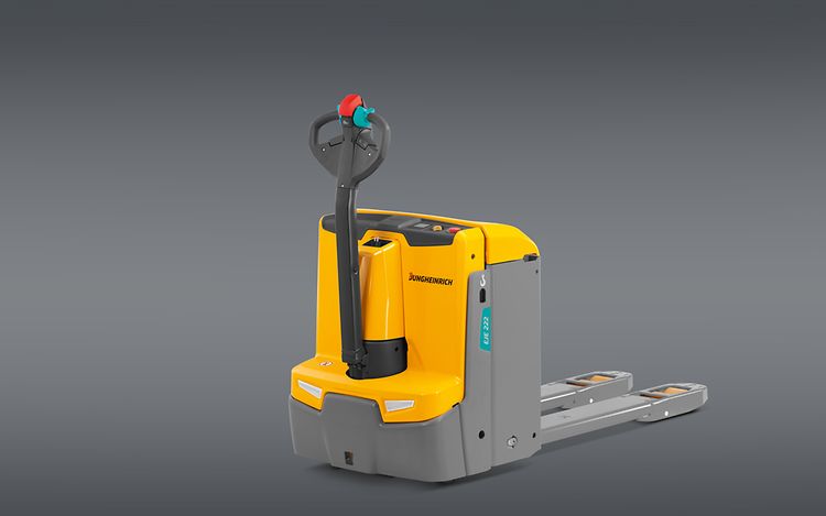 Produktbillede af gul elektrisk palleløfter EJE 220_225_230_235 fra Jungheinrich 