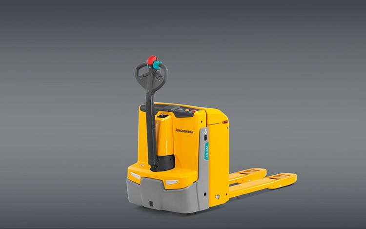 Produktbillede af gul elektrisk palleløfter EJE 220_225_230_235 fra Jungheinrich 