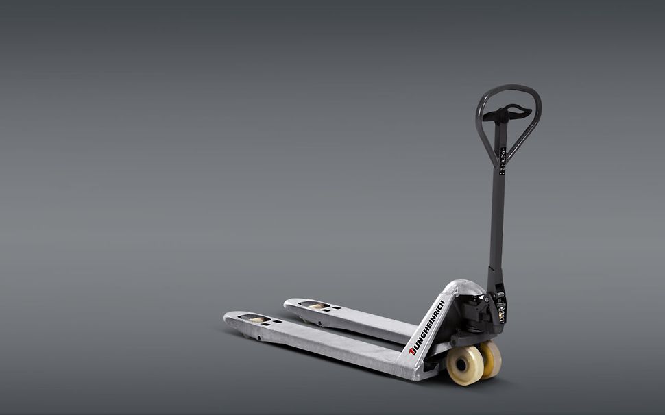 Produktbillede af varmegalvaniseret håndløftevogn AM G20 fra Jungheinrich