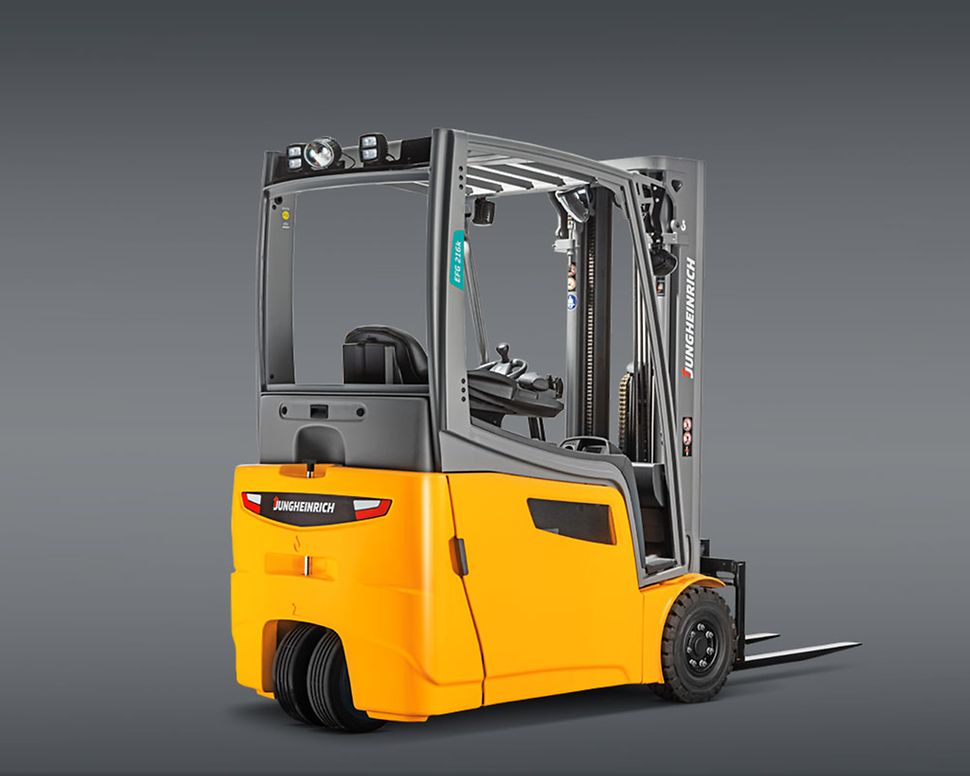 Produktbillede af elektrisk gaffeltruck / Eltruck med kompaktmast fra Jungheinrich 