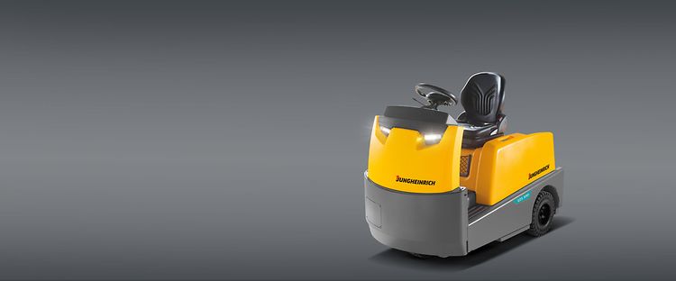 Produktbillede af gul elektrisk trækker EZS 570-5100 med sæde (7 - 10 t)