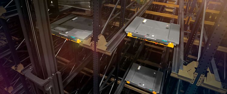 Stage Système de stockage compact par navette