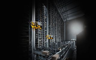 Stage Entrepôt de palettes automatique