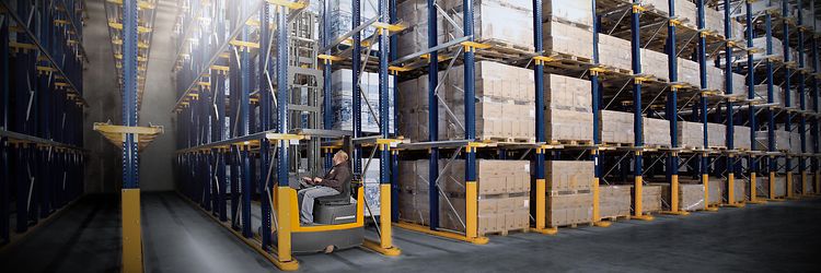 Stage rayonnage à accumulation