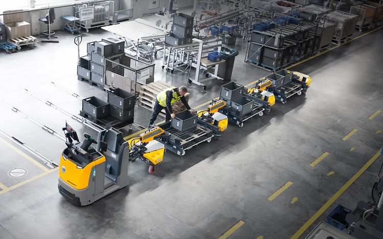 Rimorchi per carrelli elevatori Carrelli Rimorchi industriali