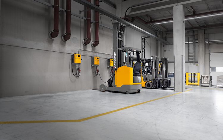 Heftruck accu Heftruck lader