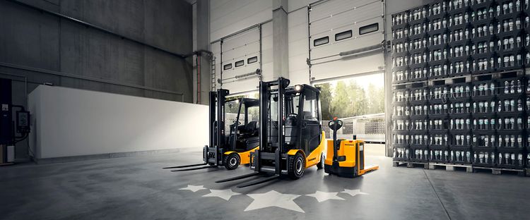 Gebruikte heftrucks banner