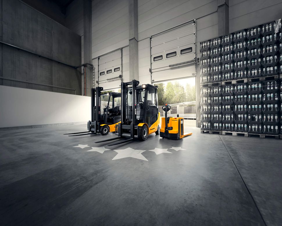 Gebruikte heftrucks banner