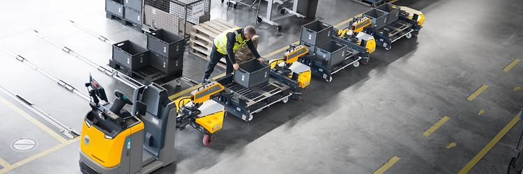 Aanhanger elektrische trekker