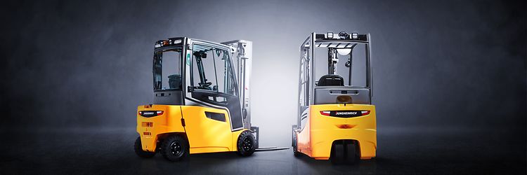 Żółte wózki widłowe elektryczne – jungheinrich.pl