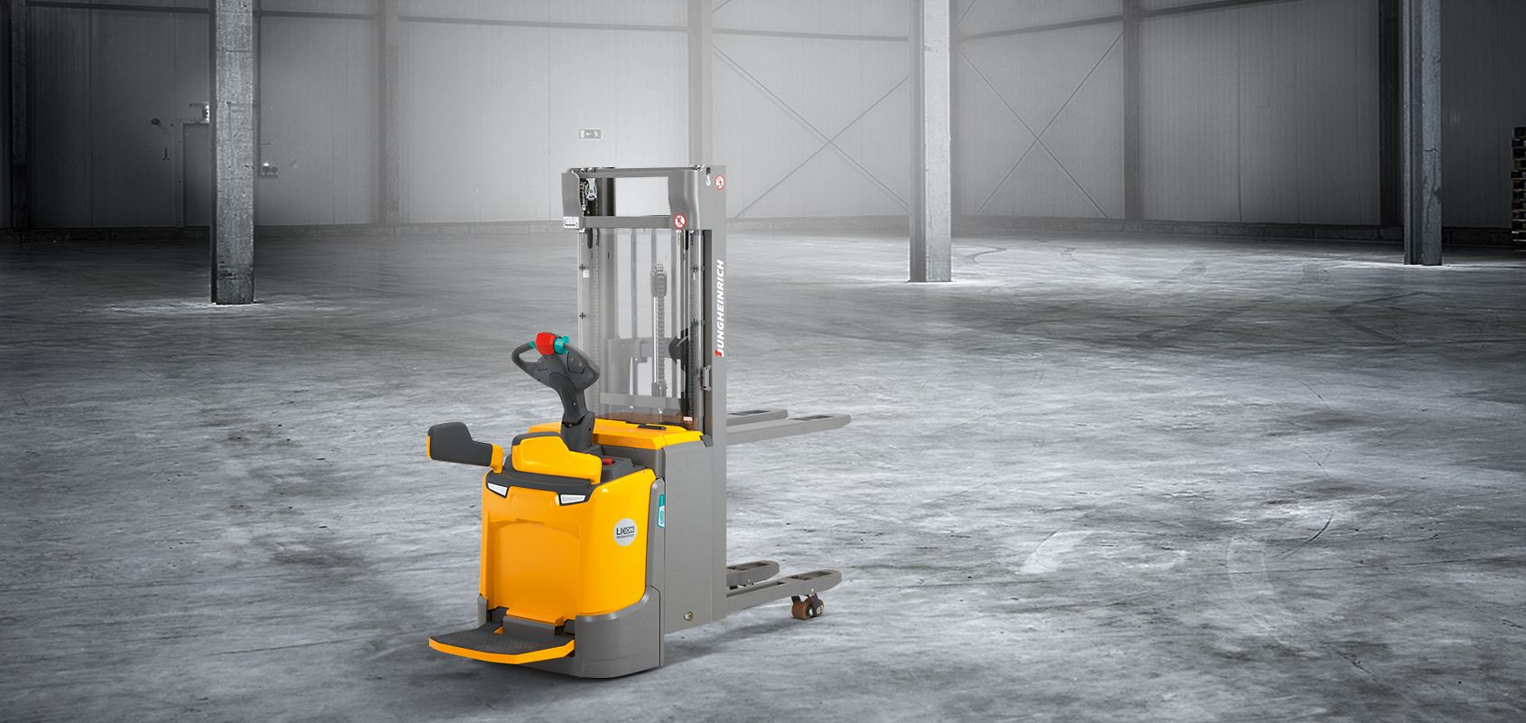 поводковый штабелер. опорное колесо штабелер still egv-14. штабелер 8м. электроштабелер jungheinrich ejc 212. самоходный поводковый штабелер 112.