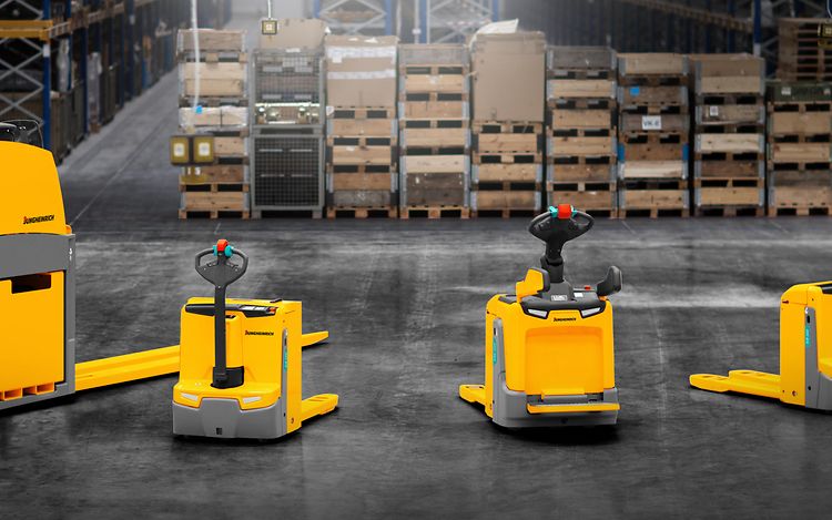 Stage Eldriven låglyftare och ledtruckar