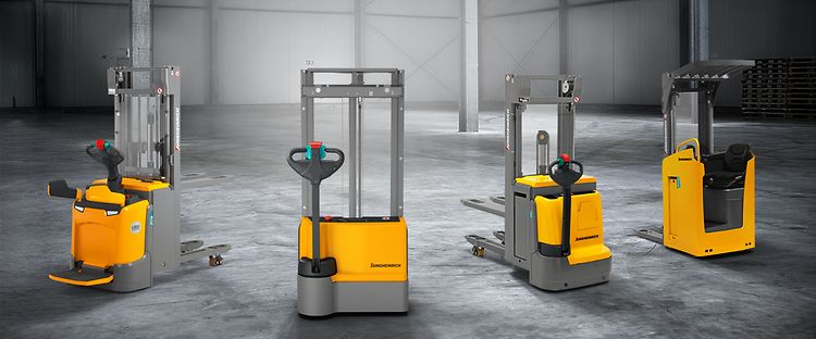 Ledstaplare samlingsbild Jungheinrich
