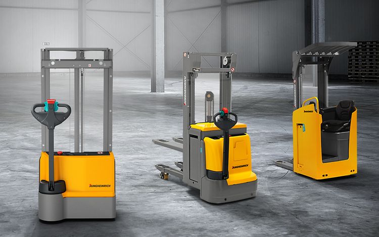 Ledstaplare samlingsbild Jungheinrich