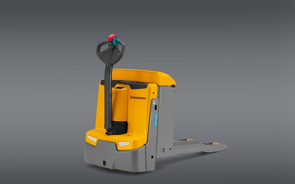 Gul Jungheinrich Låglyftare/ledtruck för bredvidgående förare EJE 220r_225r