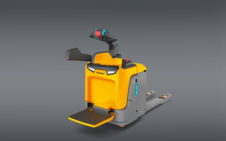 Gul Jungheinrich Låglyftare/ledtruck med åkplattform ERE 120/125/225/230