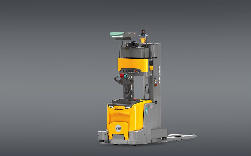 Gul Jungheinrich automatiserad staplare (AGV) ERC 213a/217a