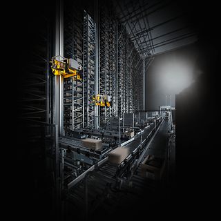 Stage automatiskt pallager