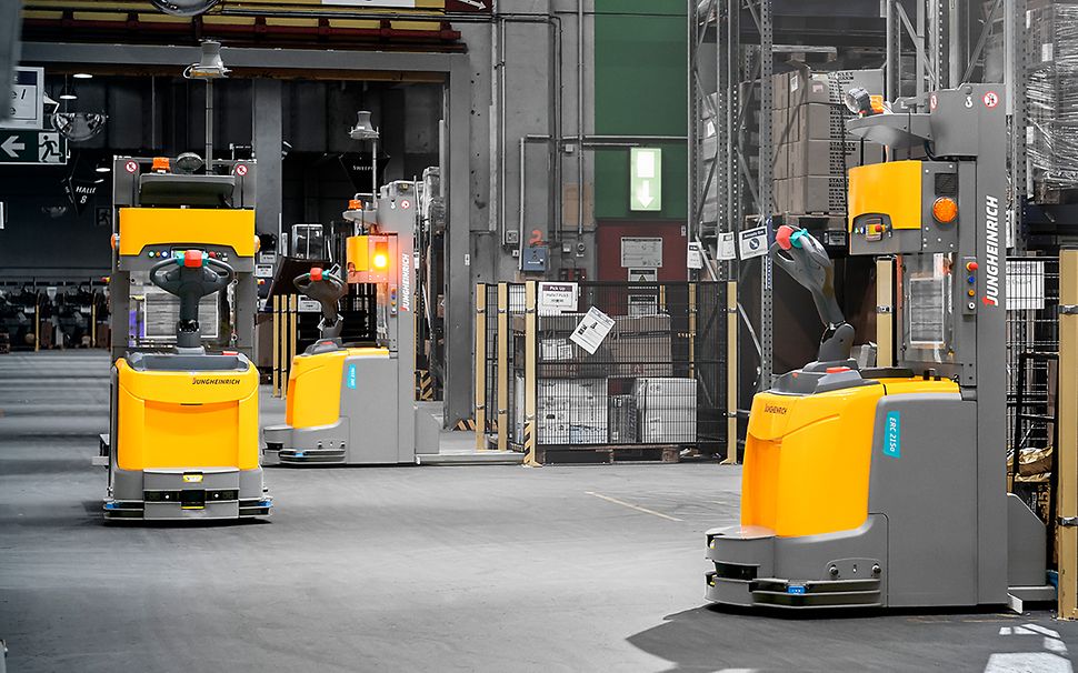 Stage Förarlösa truckar