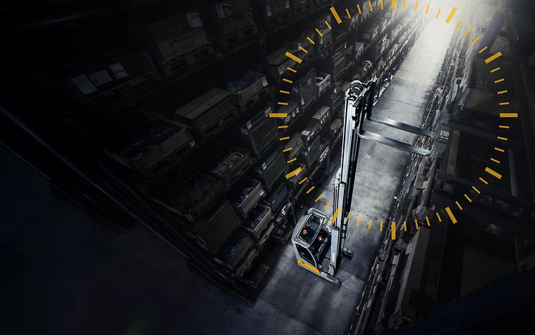 Stage Schubmaststapler