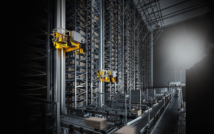 Stage Entrepôt de palettes automatique