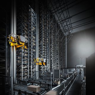 Stage Entrepôt de palettes automatique