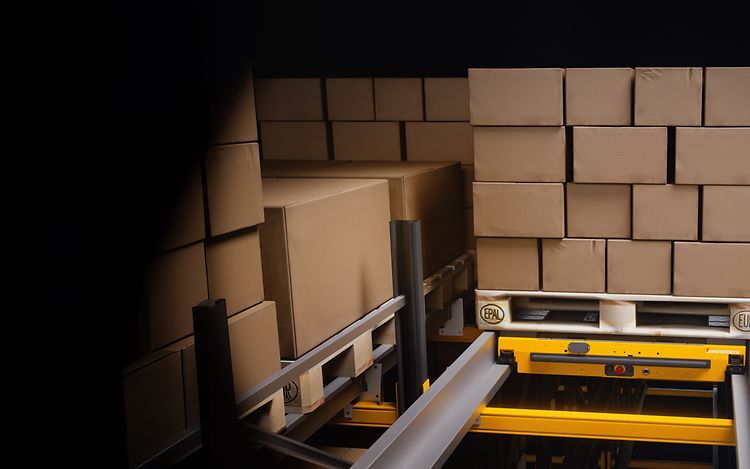 Stage Sistema di stoccaggio compatto a shuttle