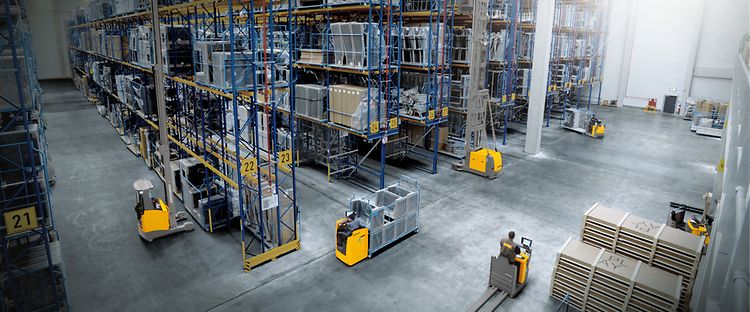 Stage ชั้นวางในคลังสินค้า + อุปกรณ์ในคลังสินค้า