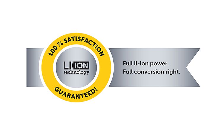 Li-Ionen Zufriedenheitsgarantie Neu