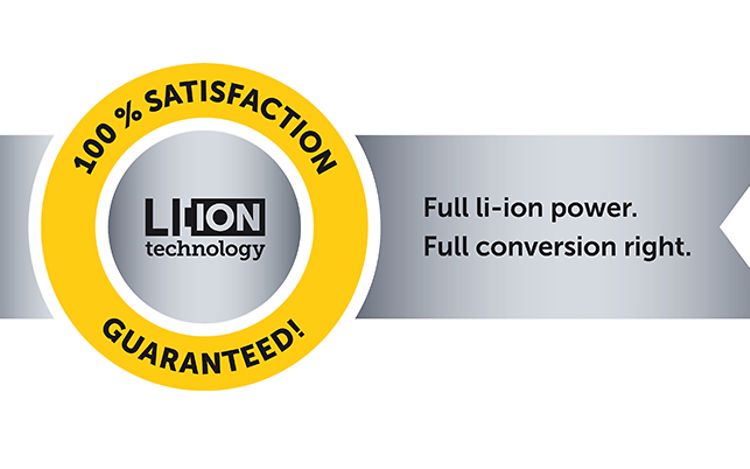 Li-Ionen Zufriedenheitsgarantie Neu