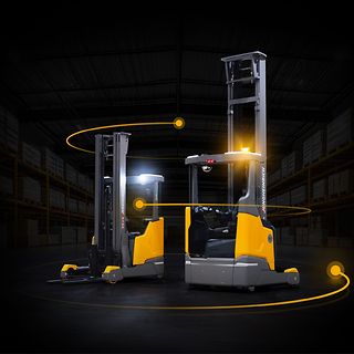 Stage Schubmaststapler