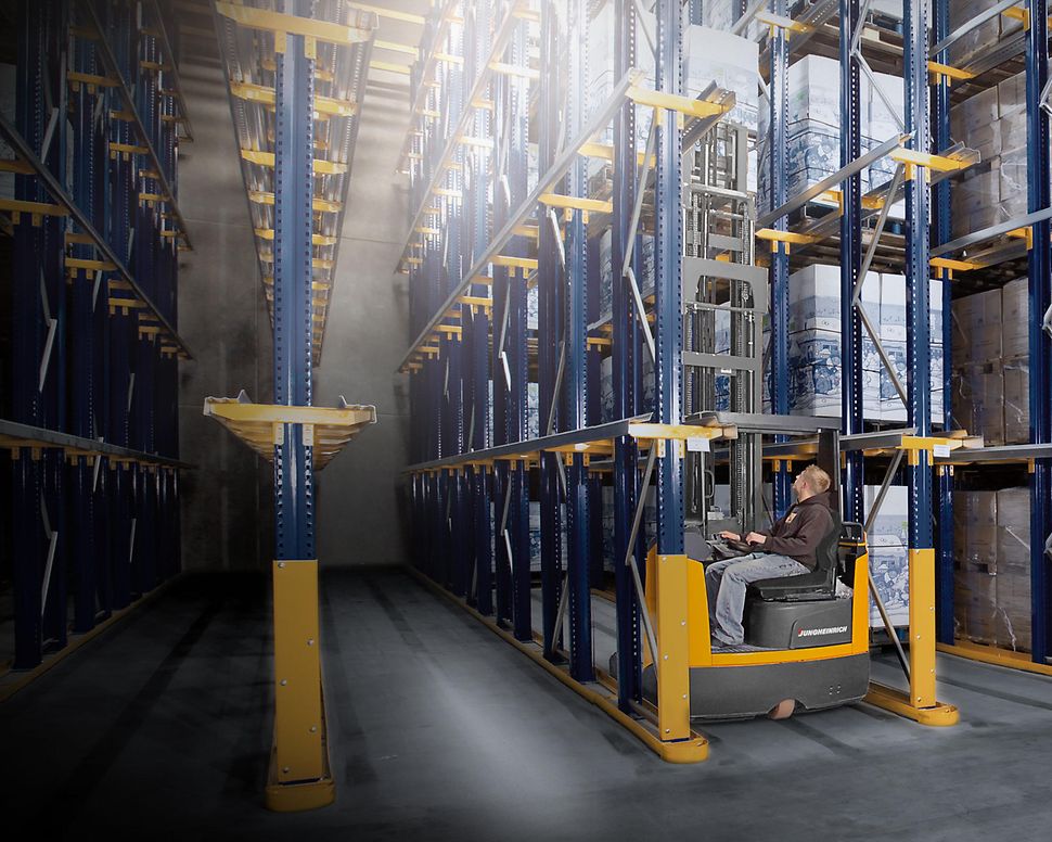 Driver Through Rack Drive in / Drive through racking
