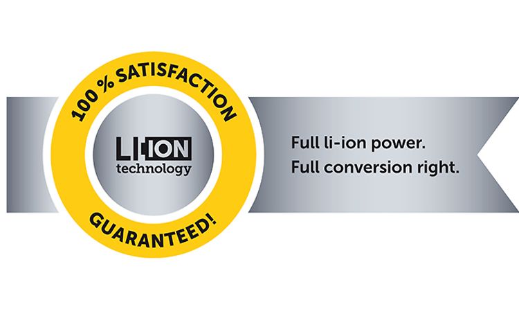 Li-Ionen Zufriedenheitsgarantie Neu